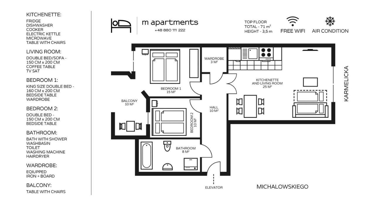 M Apartments Krasków Eksteriør bilde